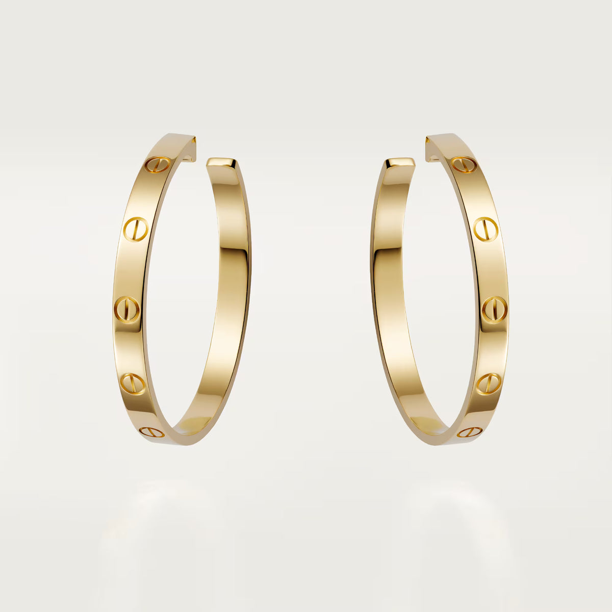 Cartier LOVE Hoop Earrings - 18K Yellow Gold