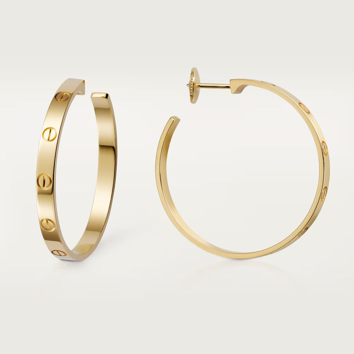 Cartier LOVE Hoop Earrings - 18K Yellow Gold