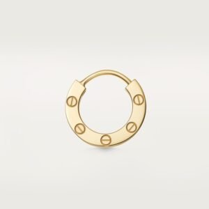 Cartier LOVE Single Hoop Earring 18K Yellow Gold