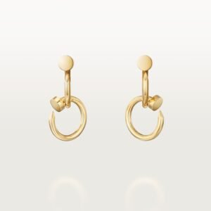 MoodZoom 18K Yellow Gold Double Hoop Earrings