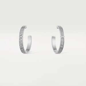 Moodzoom LOVE Hoop Earrings Medium Model