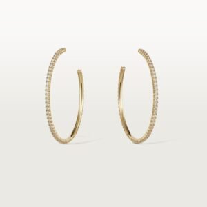 Moodzoom Étincelle de Cartier Hoop Earrings Large Model